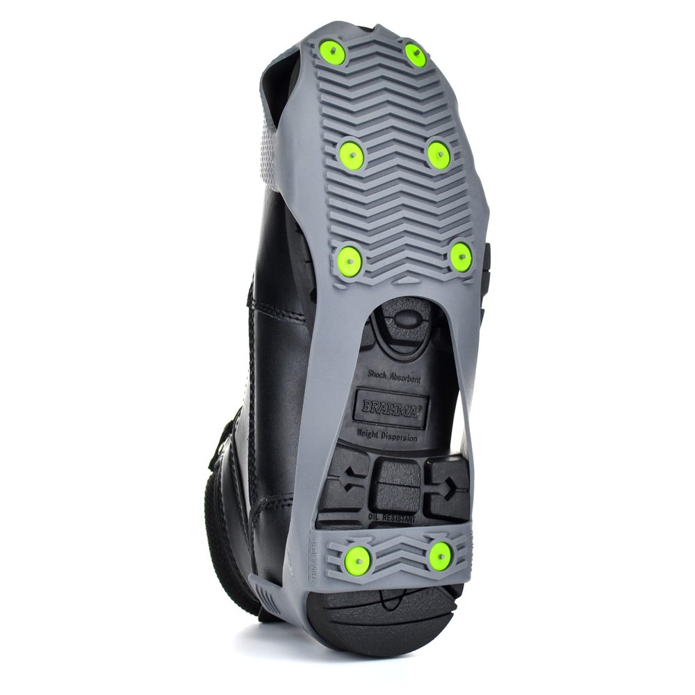 Winter Walking Spare Spike Ice Cleat, Lightweight Industrial Strength Traction Aid for Walking on Snow and Ice, Size Large (1 Pair)