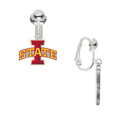 Iowa State Logo Earrings CLIP-ON