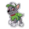 Funny Puppy Rocky, Embroidered Patch Iron On, 3.2 x 3.9 inches view 1