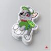 Funny Puppy Rocky, Embroidered Patch Iron On, 3.2 x 3.9 inches view 3