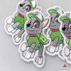 Funny Puppy Rocky, Embroidered Patch Iron On, 3.2 x 3.9 inches view 4