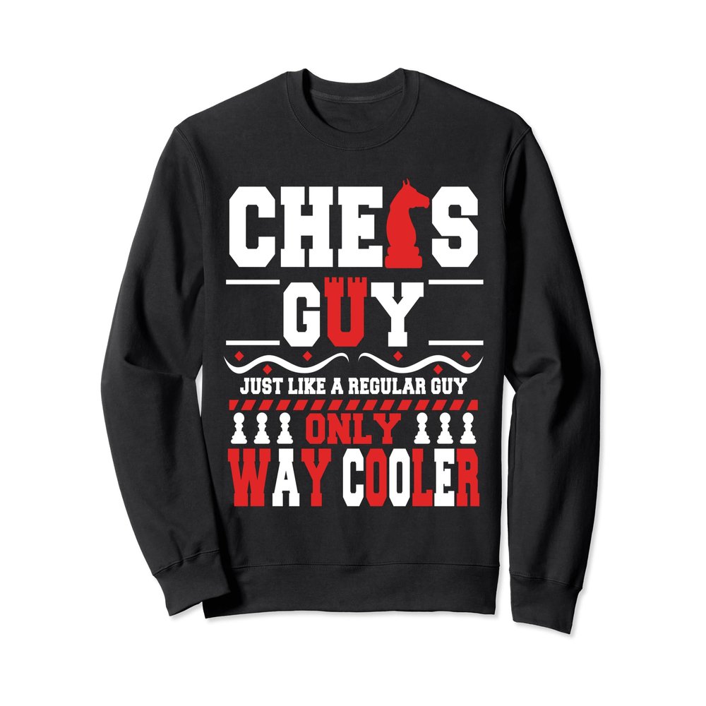 Chess Guy Master Funny Player Boys Sweatshirt Men Male Gift