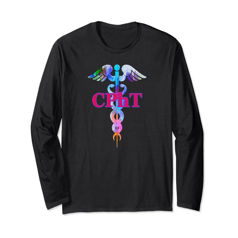 CPhT Certified Pharmacy Technician Caduceus T-Shirt Gifts