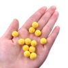 30pcs 12mm Smell Carp Fishing Bait Boilies Eggs / 4 Flavors Floating Ball Beads Feeder Artificial Carp Baits Lure (Yellow-Sweet Corn12mm) view 3