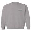 0084. American Flag Thin Blue Line Police Lives Matter Support Patriotic NY Sheriff Men's Crewneck Sweatshirt (Light Gray X-Large) view 2