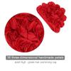 Flower Swim cover Floral Swim cover hat Bathing Swimming Shower cover Comfortable Nylon Cloth Swimming hat s For Outdoor Swimming(Red) view 4