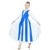 Danzcue Girls Streamer Tunic (Dress Not Included), Bright Royal, 12-14 view 2