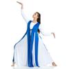 Danzcue Girls Streamer Tunic (Dress Not Included), Bright Royal, 12-14 view 4