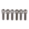 6PCS Stem Screw Alloy Stem Tapered Bolts Screw Top hat Bolt with Washers Set () view 2