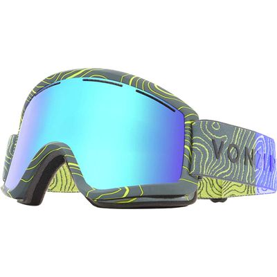 VonZipper Cleaver Adult Snowmobile Goggles - Topo/Wild Quasar Chrome/One Size