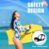 Goplus Bodyboard for Beach, 33/37/41 Inches Lightweight Body Board w/ Wrist Leash, EPS Core, XPE Deck, HDPE Slick Bottom, Surfboard for Kids Teens Adults Surfing (Yellow Conch, 41 inch) view 3