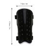 1Pair Shin Guard Kids Football Protector Child Soccer Shin Pad with Adjustable Strap Knee Protective Gear(Black) view 3
