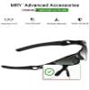 Mryok Replacement Earsocks Nosepieces Kits for Oakley Radar Path/Pitch/Range/XL/Edge Sunglass - Black & Black view 3