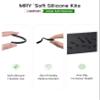 Mryok Replacement Earsocks Nosepieces Kits for Oakley Radar Path/Pitch/Range/XL/Edge Sunglass - Black & Black view 4