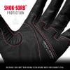 Franklin Sports MLB Baseball Batting Gloves - Shok-Sorb X Batting Gloves for Baseball + Softball - Adult + Youth Padded Non-Sting Pairs - Black/Black - Adult X-Large view 2