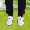 Dilwe Taekwondo Shoes, PU Leather Taekwondo Boxing Shoes for Adult Indoor Mat Training Gym Arts (42) view 2