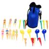 HAIYUE Pack of 24 Golf Tees 3 Inch Nude Bikini Clear Plastic Chair Shade, 2 inch Beauty, 5 Style Golf Tees Ball Bag Holder Clip Utility Pouch view 2