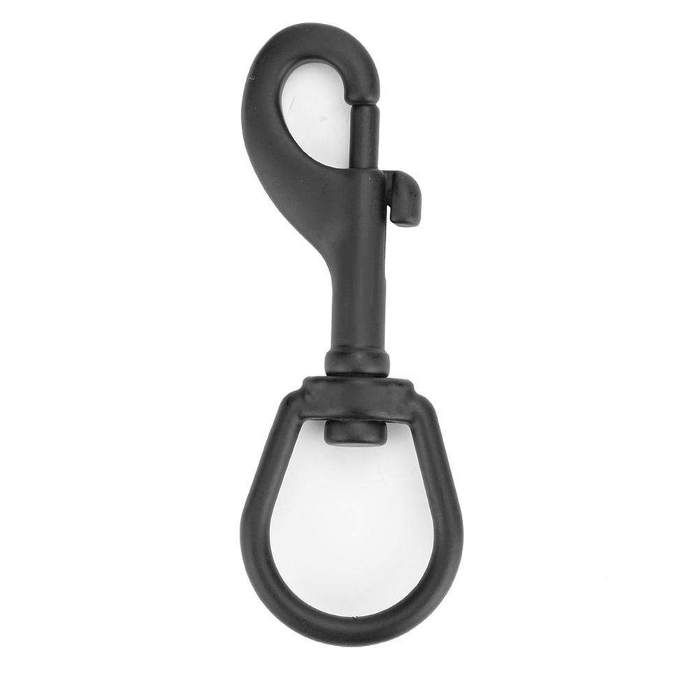 Scuba Diving Clips, Stainless Steel Swivel Eye Snap Hook Dive Single Ended Swivel Eye Bolt Hook Buckle Dog Clip Gear Equipment For Underwater Scuba Diving(Black 100Mm) Swivel Eye Snap Hook