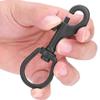 Scuba Diving Clips, Stainless Steel Swivel Eye Snap Hook Dive Single Ended Swivel Eye Bolt Hook Buckle Dog Clip Gear Equipment For Underwater Scuba Diving(Black 100Mm) Swivel Eye Snap Hook view 3
