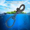 Scuba Diving Clips, Stainless Steel Swivel Eye Snap Hook Dive Single Ended Swivel Eye Bolt Hook Buckle Dog Clip Gear Equipment For Underwater Scuba Diving(Black 100Mm) Swivel Eye Snap Hook view 4