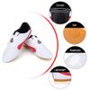 Dilwe Taekwondo Shoes, PU Leather Taekwondo Boxing Shoes Gym Martial Arts Shoe for Adult (36) Red view 4