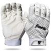 Franklin Sports MLB Batting Gloves - 2nd Skinz Baseball + Softball Batting Gloves - Adult + Youth Premium Leather Pair - White - Youth XX Small view 1