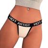 10AGIRL STRATUS Women's Black Charming Thong Lingerie Lace G-String T-Back Panties Strappy Body Harness Panties (G-White, X-Large) view 1