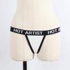10AGIRL STRATUS Women's Black Charming Thong Lingerie Lace G-String T-Back Panties Strappy Body Harness Panties (G-White, X-Large) view 3
