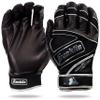 Franklin Sports MLB Batting Gloves - Powerstrap Chrome Adult Men's + Youth Batting Gloves Pair - Baseball + Softball Gear - Black - Adult Small view 1