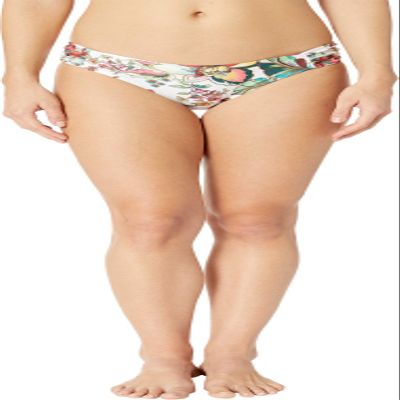 Becca by Rebecca Virtue Women's American Tab Side Hipster Bikini Bottom Multi S