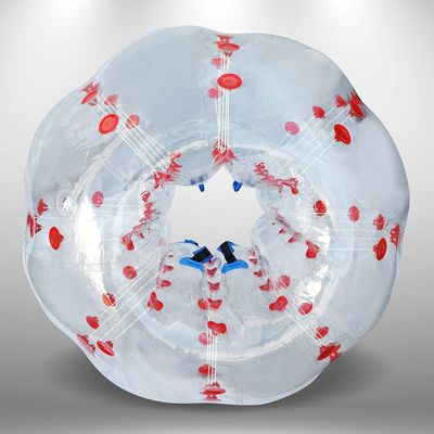 BenefitUSA Bumper Bubble Body Playground Inflatable Soccer Ball for Adults & Teens (Dia 5 Ft/ (1.5m) (Red)