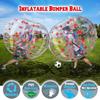 BenefitUSA Bumper Bubble Body Playground Inflatable Soccer Ball for Adults & Teens (Dia 5 Ft/ (1.5m) (Red) view 3