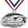 Crown Awards Swimming Medals - 2" Kudos Swim Lanes Award Medals Silver - 10 Pack Prime view 1
