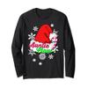 Aunt Christmas Long Sleeve T Shirt, Auntie, Santa Clause Hat view 1