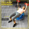 URBNFit Exercise Ball - Yoga Ball in Multiple Sizes for Yoga, Pilates, Pregnancy, Stability - Anti-Burst Swiss Balance Ball w/Quick Pump  Office Ball Chair for Home and Gym  34 Inch - White view 3