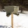 Banks Outdoors Gravity Fed Post Mounted Weatherproof Feed Bank Deer and Game Hunting Feeder with 150 Pound Capacity, Green view 4