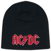 AC/DC Men's Red 3D Logo Beanie Black view 2