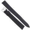 16mm Morellato Genuine Calfskin Leather Unstitched Flat Black Watch Band XL 116 view 2