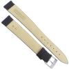 16mm Morellato Genuine Calfskin Leather Unstitched Flat Black Watch Band XL 116 view 3
