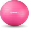 URBNFit Exercise Ball - Yoga Ball in Multiple Sizes for Yoga, Pilates, Pregnancy, Stability - Anti-Burst Swiss Balance Ball w/Quick Pump  Office Ball Chair for Home and Gym  30 Inch - Pink view 1