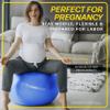 URBNFit Exercise Ball - Yoga Ball in Multiple Sizes for Yoga, Pilates, Pregnancy, Stability - Anti-Burst Swiss Balance Ball w/Quick Pump  Office Ball Chair for Home and Gym  30 Inch - Pink view 4