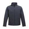 Regatta Mens Ablaze Printable Softshell Jacket (M) (Navy/Navy) view 1