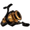PENN Spinfisher VI Spinning Surf Fishing Reel, HT-100 Front Drag, Max of 30lb | 13.6kg, Made with an All-Metal Reel Body and Spool Design,Black/Gold view 1