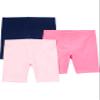 Simple Joys by Carter's Baby Girl's 3-Pack Bike Shorts Shorts, pink/navy, 24 Months view 1