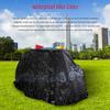 Waterproof Motorcycle Cover, Asixx Waterproof Bike Cover, Bike Cover Waterproof Waterproof Raincoat Rain Cover Dust Proof Protector for Bicycle Scooter Motorbike Cycling(Black) view 2