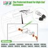 10L0L Ignition Switch for EZGO Golf Carts (1981-Up) - 4-Terminal Key Starter Switch Compatible with TXT, Workhorse, ST, Shuttle & Medalist Models - Replace OEM 33639-G01 (Standard Key) view 2
