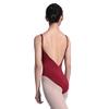 117141028 Girls Camisole Pinch Front And Low V Back Classic Elegant Ballet Leotards (S 160, Burgundy) view 2