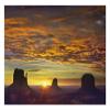 Global Gallery The Mittens and Merrick Butte at Sunrise, Monument Valley, Arizona-Paper Art-26"x20" view 1