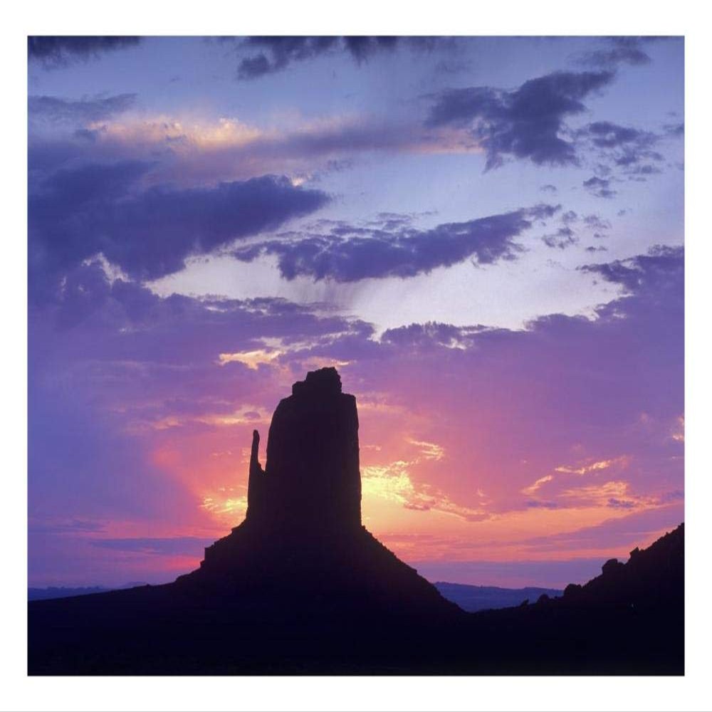Global Gallery East and West Mittens, Buttes at Sunrise, Monument Valley, Arizona-Paper Art-26"x20"