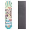 Cal 7 Graphic Skateboard Deck with Grip Tape | Canadian Maple | 8 Inch (Psychedelic) view 1